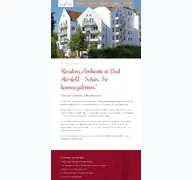 Kleine Seitenvorschau von bad-hersfeld.residenz-ambiente.de