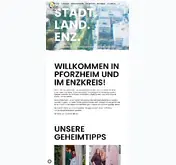 Kleine Seitenvorschau von stadt-land-enz.de