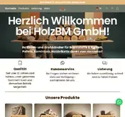 Kleine Seitenvorschau von holzbm.de
