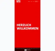 Kleine Seitenvorschau von spd-thueringen.de