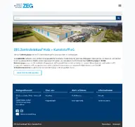 Kleine Seitenvorschau von unternehmen.zeg-holz.de