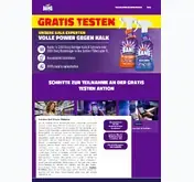 Kleine Seitenvorschau von cillitbang-gratis-testen.de