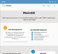 Kleine Seitenvorschau von meingd.de