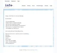 Kleine Seitenvorschau von infogate.de