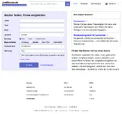 Kleine Seitenvorschau von justbooks.de