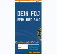 Kleine Seitenvorschau von saarland.adfc.de