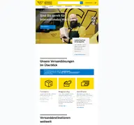 Kleine Seitenvorschau von austrianpost.de