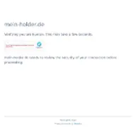 Kleine Seitenvorschau von mein-holder.de