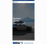 Kleine Seitenvorschau von sachsen-shuttle.de
