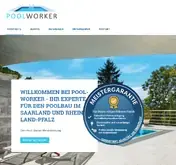 Kleine Seitenvorschau von poolworker.de