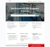 Kleine Seitenvorschau von support.linear-software.de