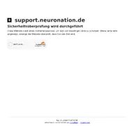Kleine Seitenvorschau von support.neuronation.de