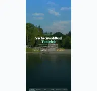 Kleine Seitenvorschau von tonteichbad.de