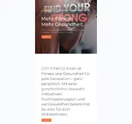 Kleine Seitenvorschau von cityfitness-kilian.de