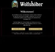 Kleine Seitenvorschau von wolfshoeher.de