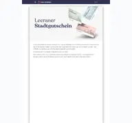 Kleine Seitenvorschau von city-leer.de
