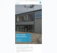 Kleine Seitenvorschau von koch-heizung-bad.de