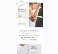 Kleine Seitenvorschau von cityphysio-nuernberg.de