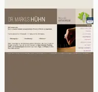 Kleine Seitenvorschau von praxis-dr-huehn.de