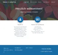 Kleine Seitenvorschau von praxis-dr-kunstein.de