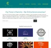 Kleine Seitenvorschau von city-ticket.de