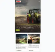 Kleine Seitenvorschau von claas.at