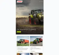 Kleine Seitenvorschau von claas.de