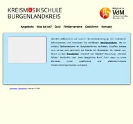 Kleine Seitenvorschau von kreismusikschule-burgenlandkreis.de