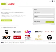 Kleine Seitenvorschau von claas.mitarbeiterangebote.de