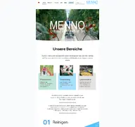 Kleine Seitenvorschau von menno.de