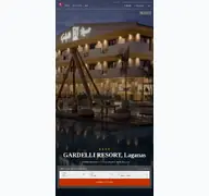 Kleine Seitenvorschau von gardelli.resorthotel.de