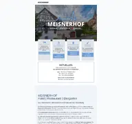Kleine Seitenvorschau von meisnerhof.de