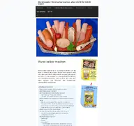 Kleine Seitenvorschau von wurst-rezept.de
