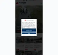 Kleine Seitenvorschau von wurzelbau.de