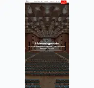 Kleine Seitenvorschau von meistersingerhalle.nuernberg.de