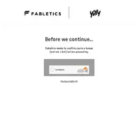 Kleine Seitenvorschau von fabletics.com