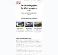 Kleine Seitenvorschau von sozpaed-wohngruppen.de