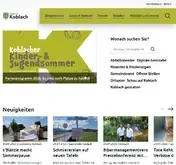 Kleine Seitenvorschau von koblach.at
