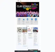 Kleine Seitenvorschau von clay-schule.de