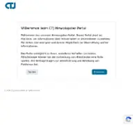 Kleine Seitenvorschau von meldestelle.ctj-online.de