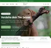 Kleine Seitenvorschau von mypetdna.de