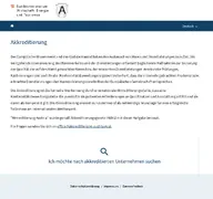 Kleine Seitenvorschau von akkreditierung-austria.gv.at