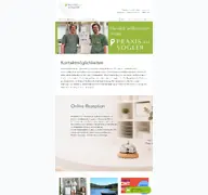 Kleine Seitenvorschau von praxisamvogler.de