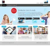 Kleine Seitenvorschau von click-and-study.de
