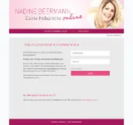 Kleine Seitenvorschau von members.nadine-beermann.de