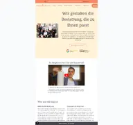 Kleine Seitenvorschau von memovida.de