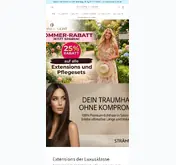 Kleine Seitenvorschau von straehnensucht.de
