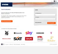 Kleine Seitenvorschau von stroeer.mitarbeiterangebote.de