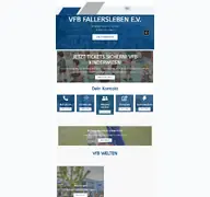 Kleine Seitenvorschau von vfb-fallersleben.de