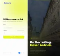 Kleine Seitenvorschau von cloud.recrutis.de